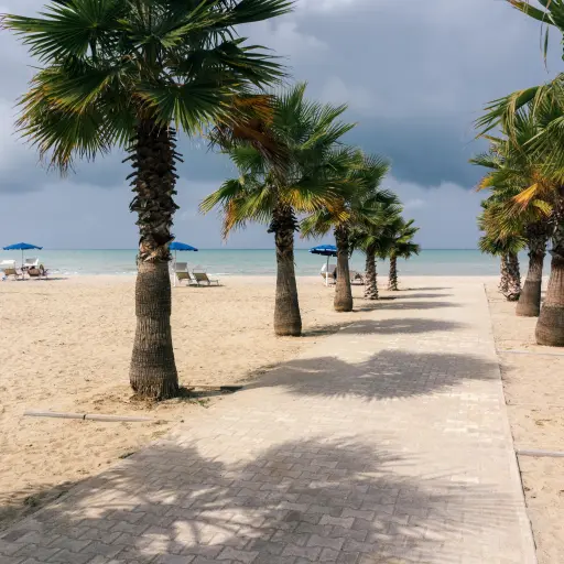 Plage à Golem
